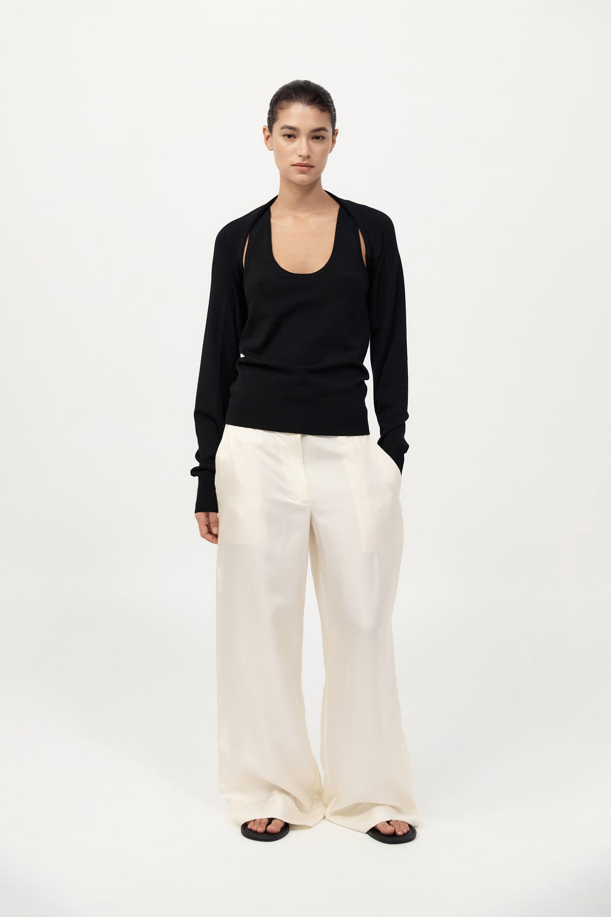 Two Piece Jumper - Black - 2