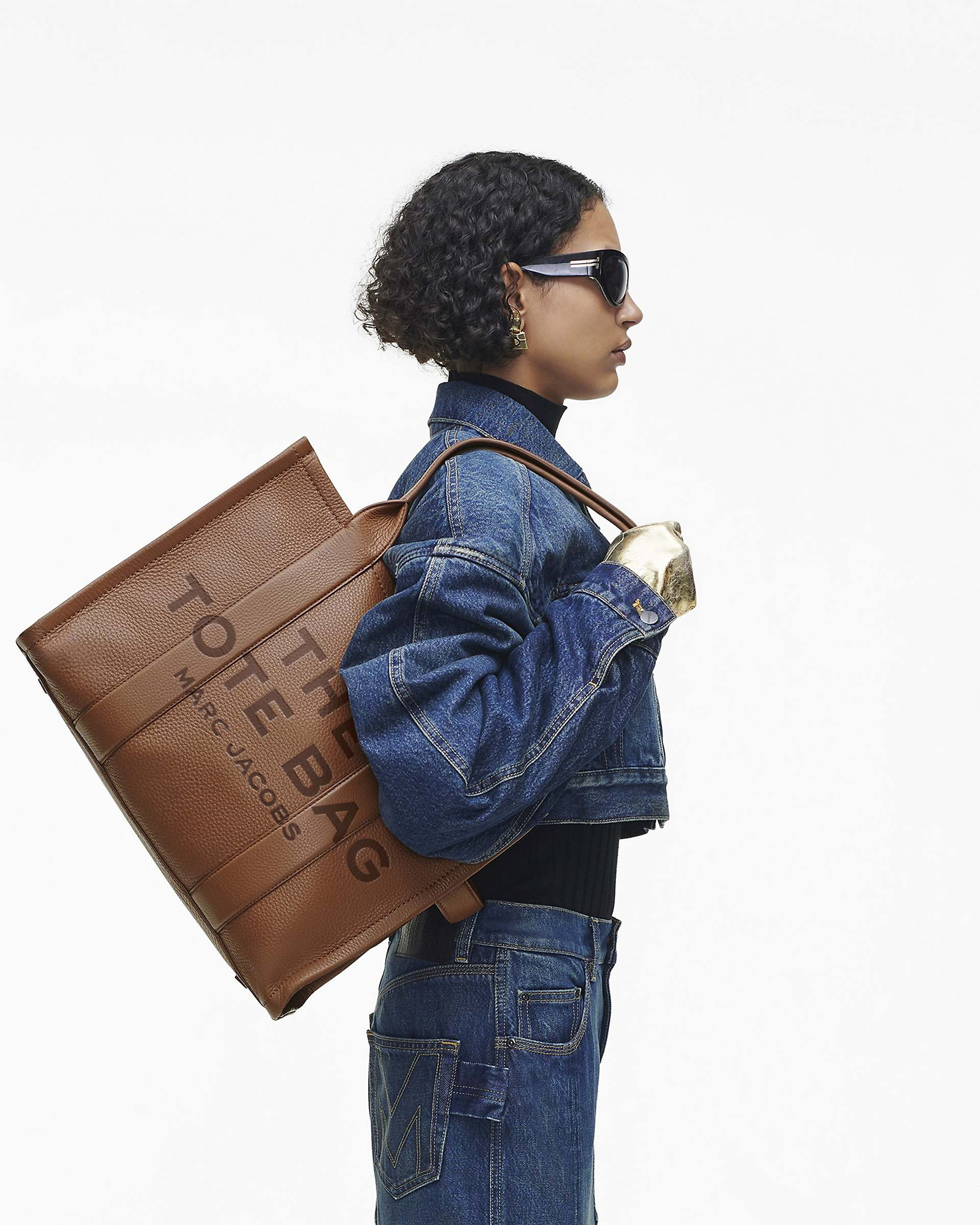 THE LEATHER LARGE TOTE BAG - 2