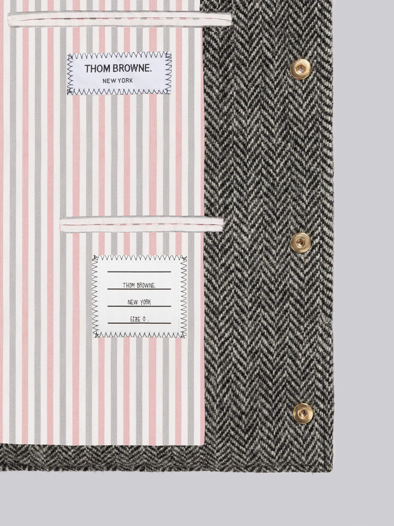 Herringbone Snap Front Down Vest 6