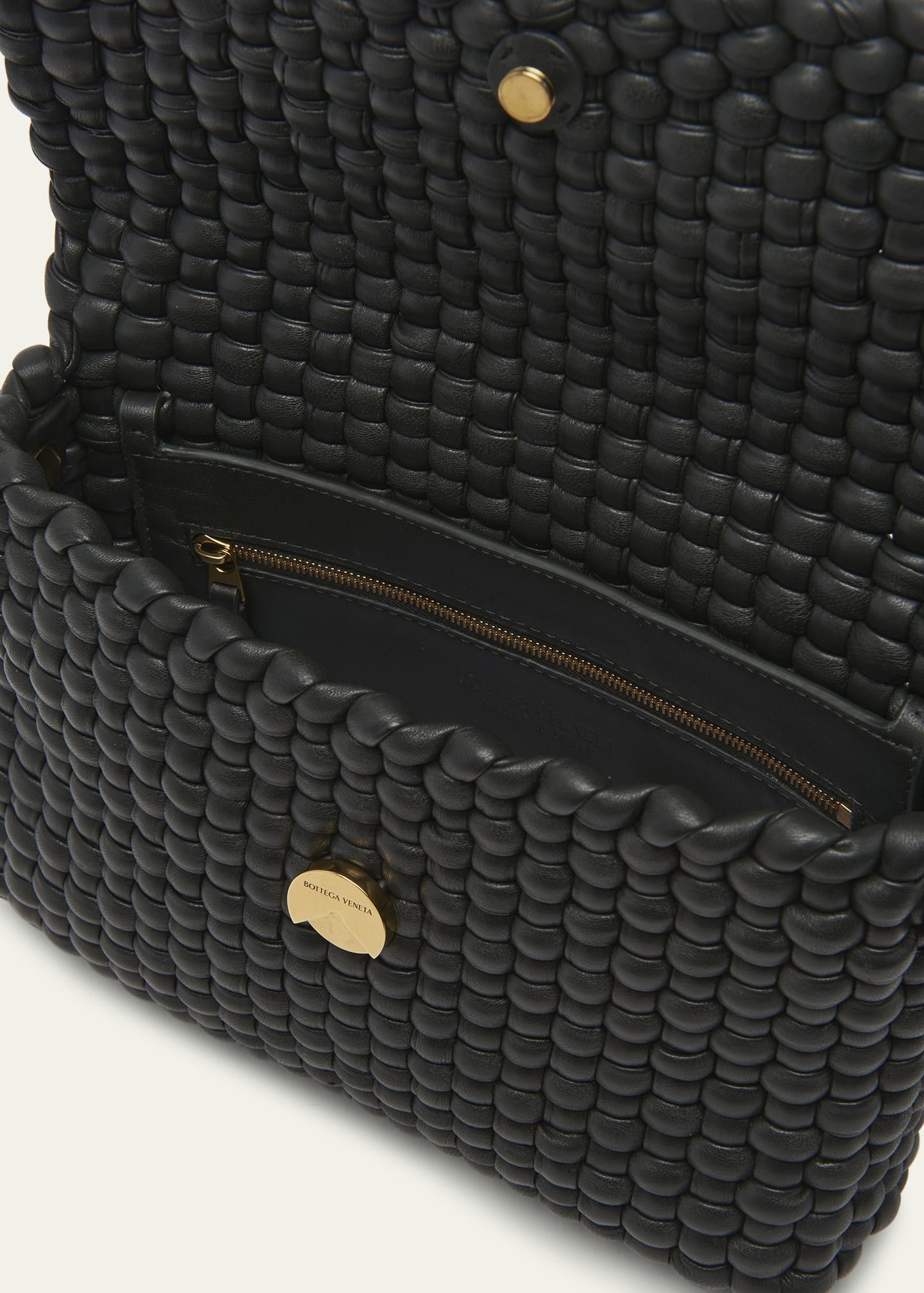 Swing Intreccio Flap Shoulder Bag - 4