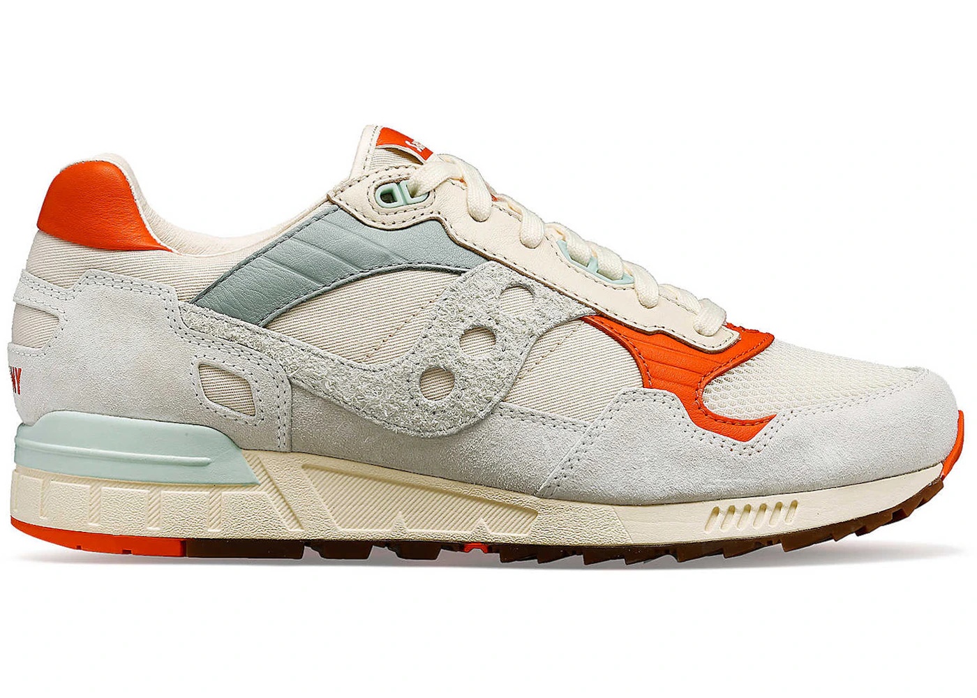 Saucony Shadow 5000 Premium Light Beige Mint Orange - 1