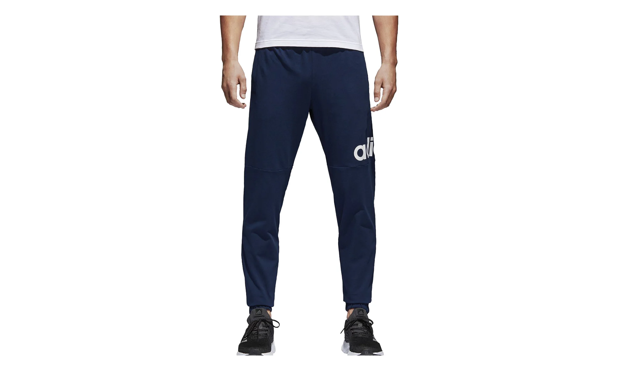 Essentials Linear Logo Sweatpant "Conavy / White" BK7410 - 1