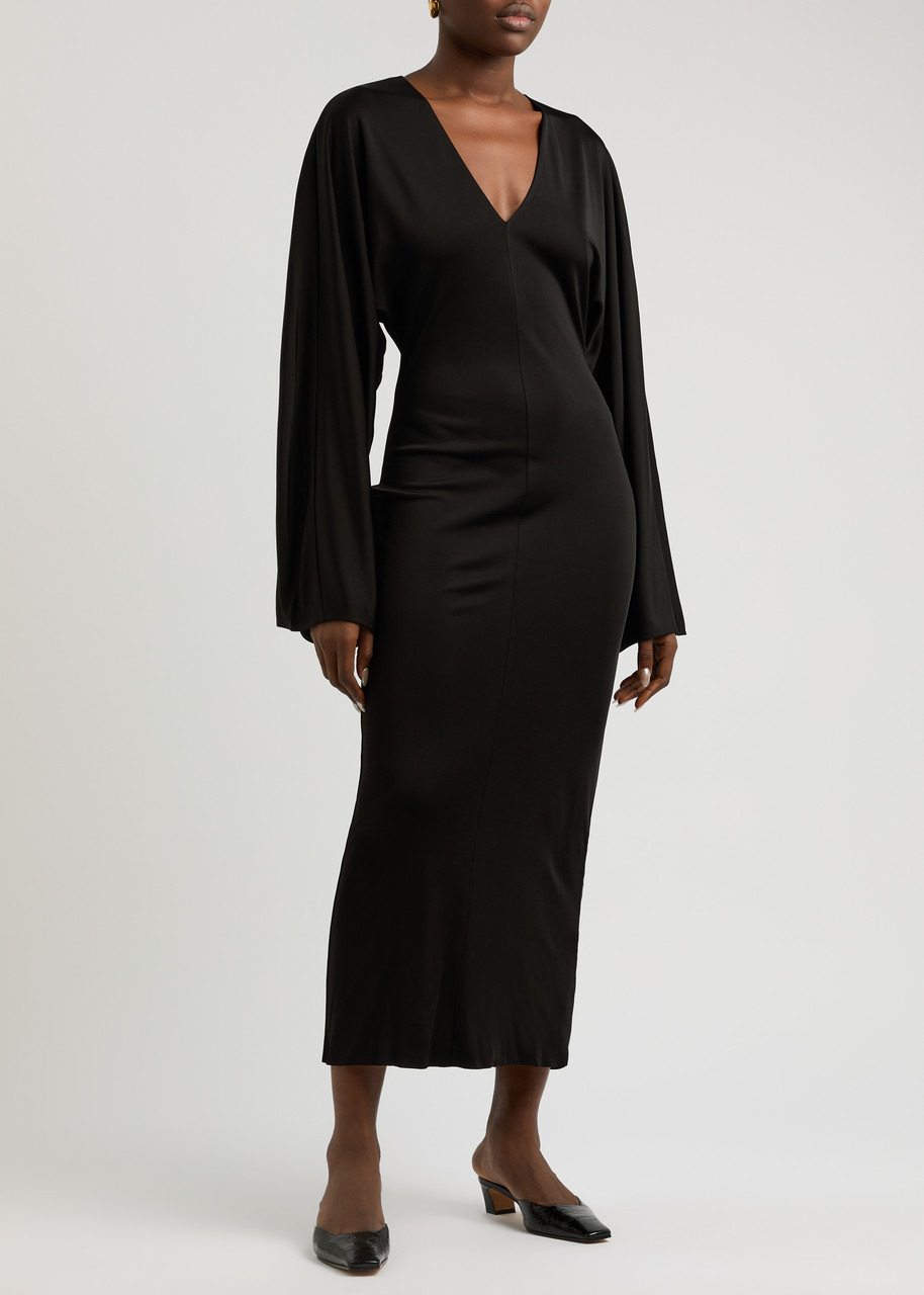 Khaite Minter Jersey Midi Dress - 2
