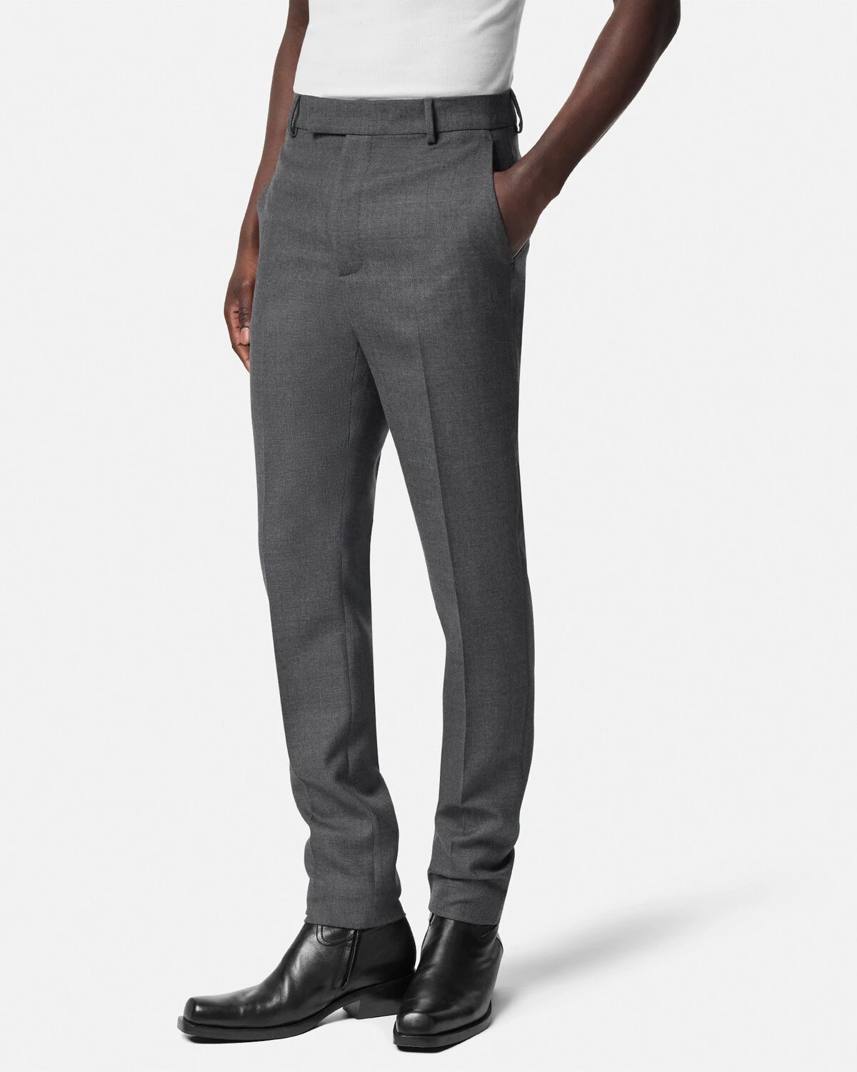 Wool Gabardine Formal Pants - 4