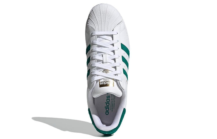 adidas Superstar 'Chenille Stripes Cloud White Green' H00190 - 5