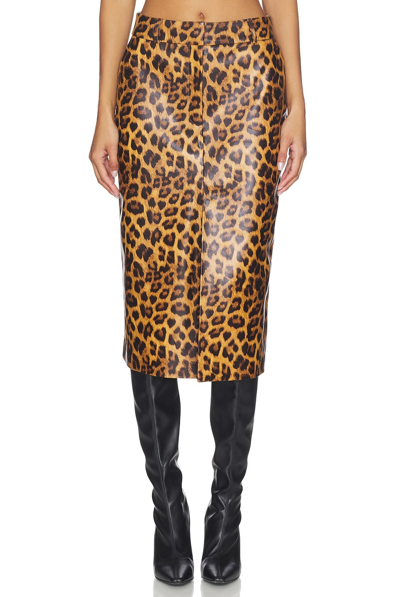 Leather Maxi Skirt 2