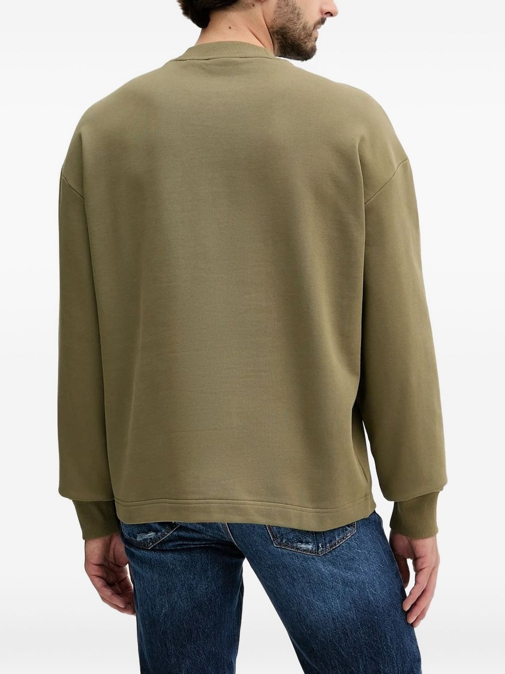logo-patch sweatshirt - 2