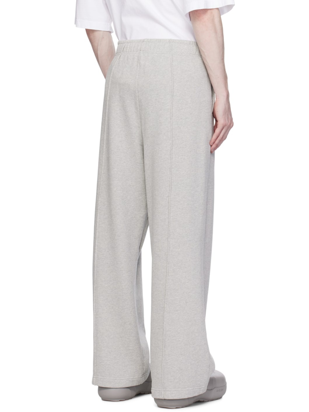 Gray Pinched Seam Sweatpants - 3