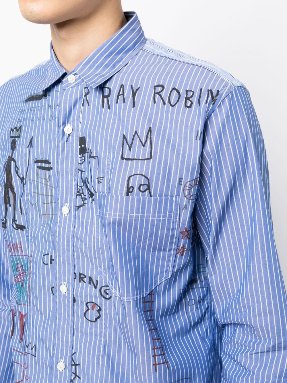 Basquiat-inspired print shirt - 5