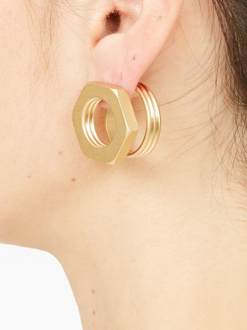 matte geometric earrings - 5