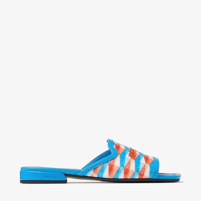 Nako Flat Sky Nappa Leather Flats - 1