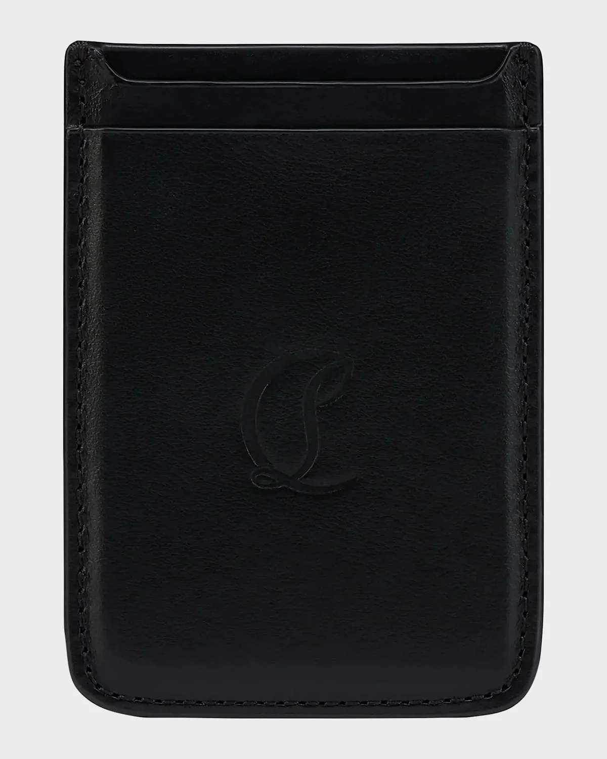 Men's Mooncrest Magnetic Leather Card Holder - 1