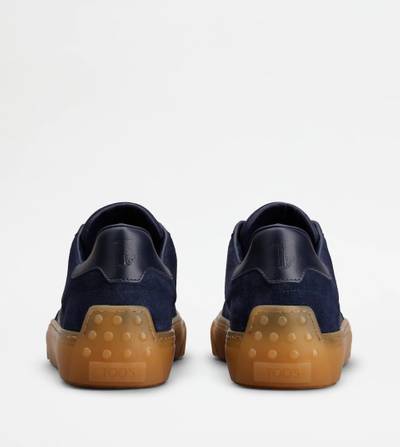 Tod's TOD'S SNEAKERS IN SUEDE - BLUE outlook