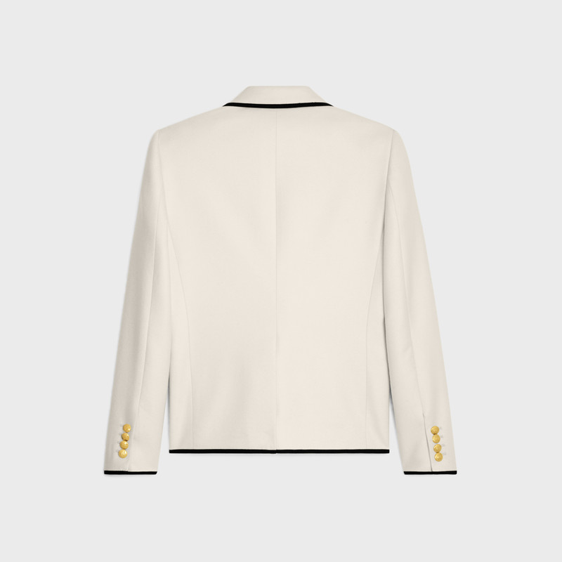CELINE short jacket in cashmere flannel outlook