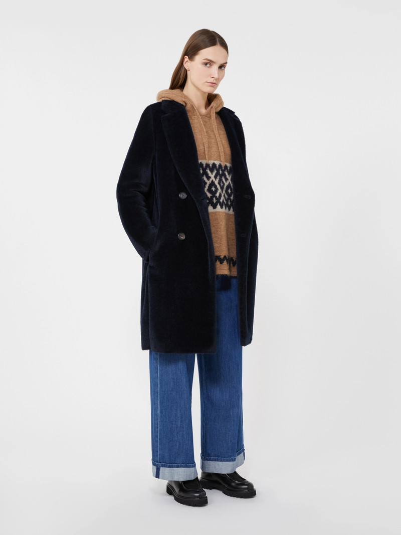 'S Max Mara Wool and alpaca midi coat - MIDNIGHTBLUE outlook