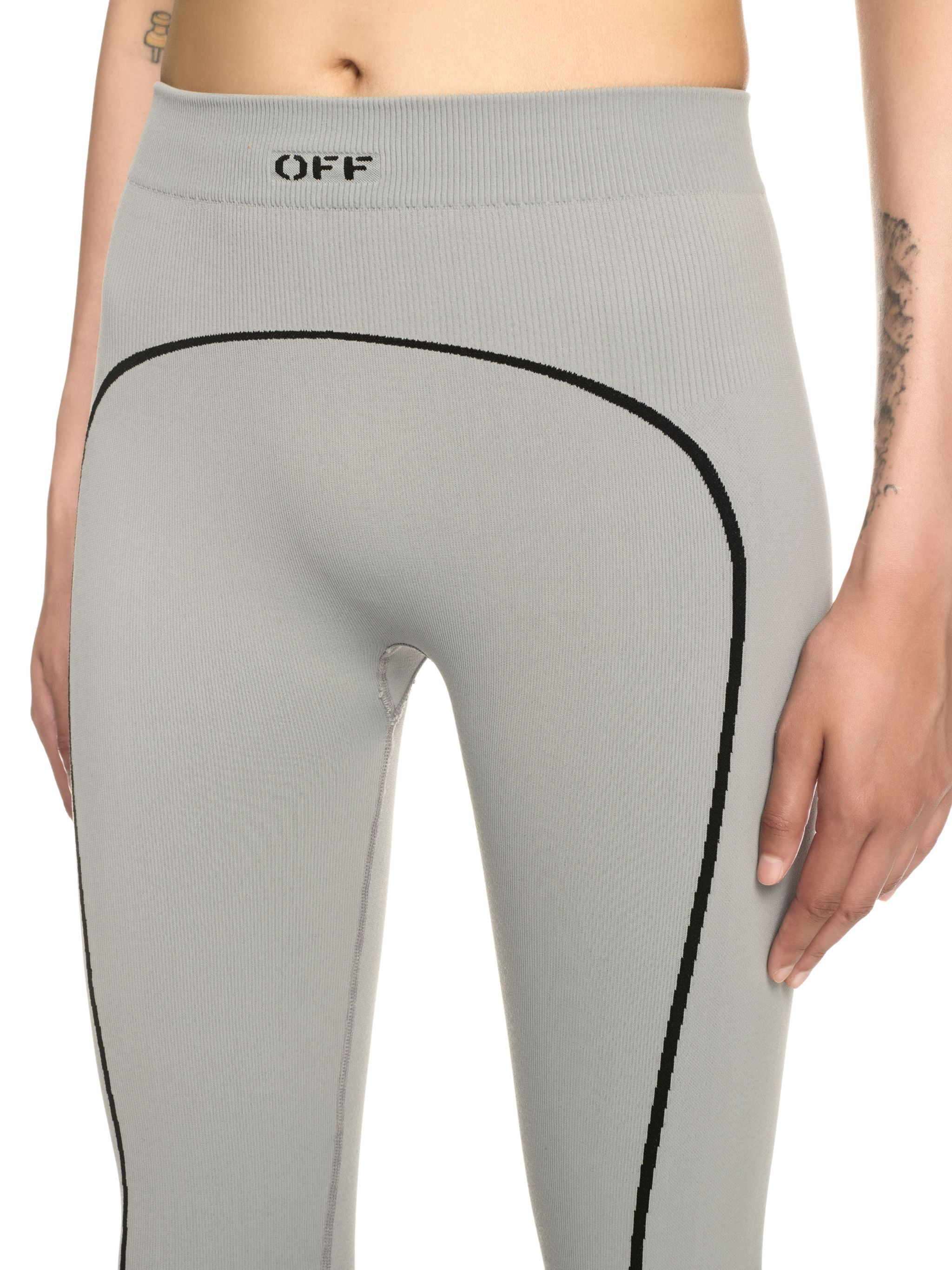 Gray Stamp Seamless Leggings - 5