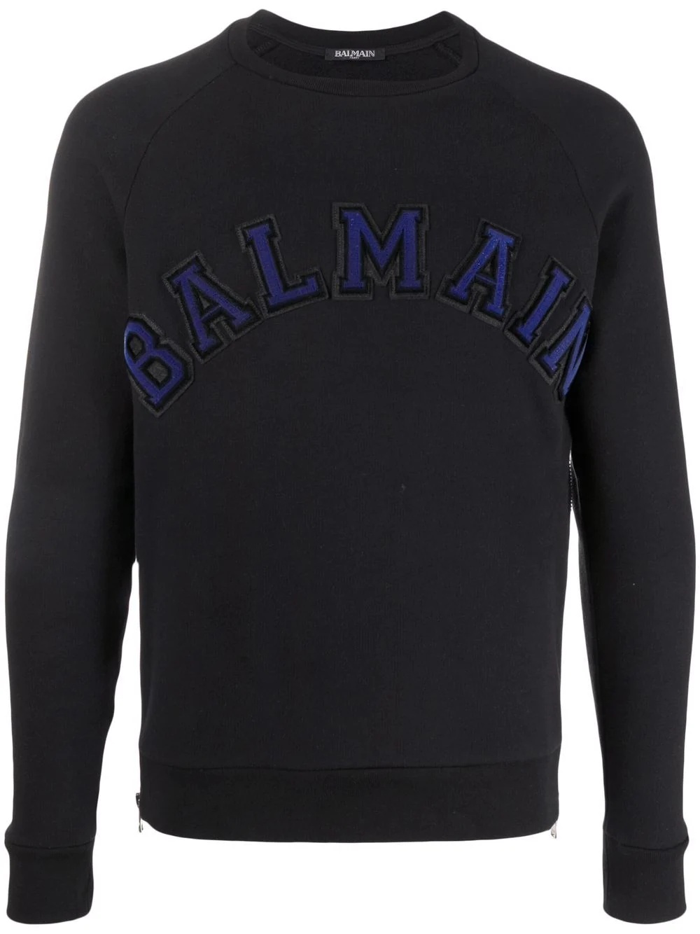 logo-patch long-sleeve sweatshirt - 1