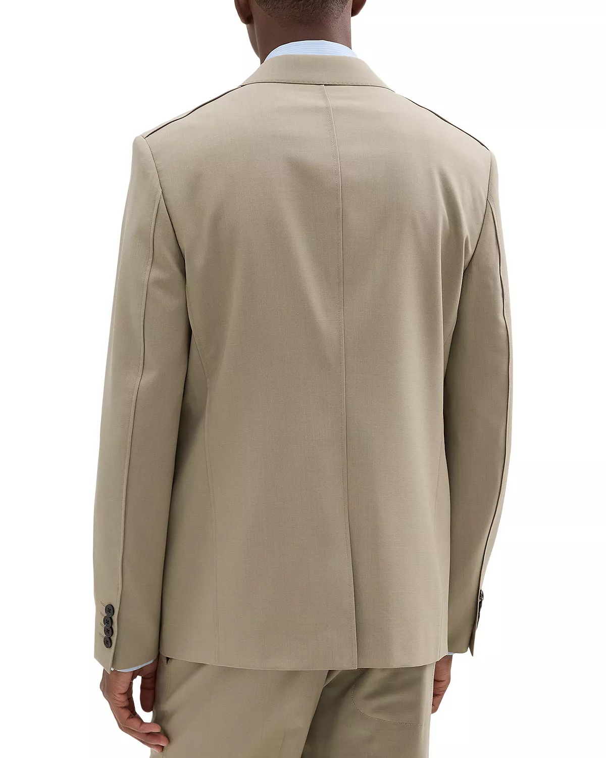 Wool Two Button Blazer - 3