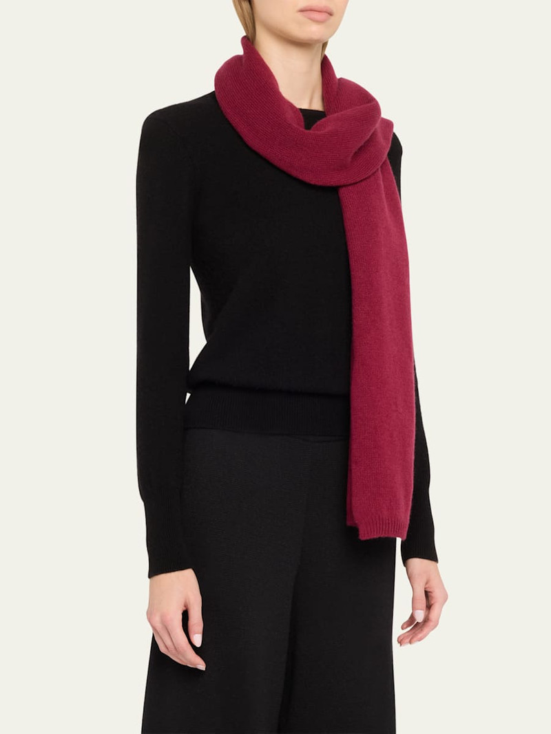 The Elder Statesman Jersey Cashmere Scarf outlook