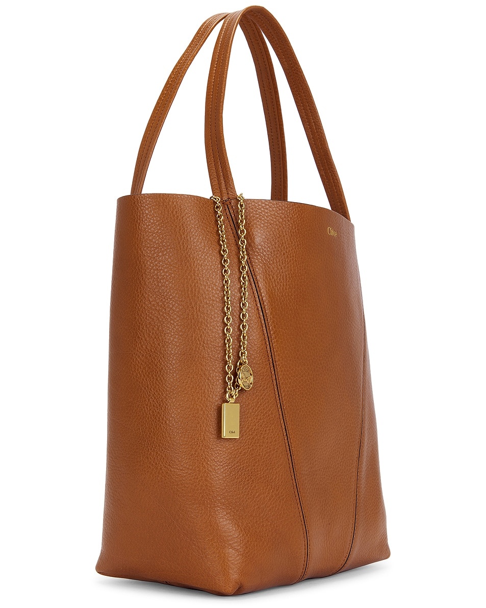 【関税＆送料込み】ChloAC Spin Tote Bag Chloé Chloé Spin Tote Bag In Grained Leather | Chloé US