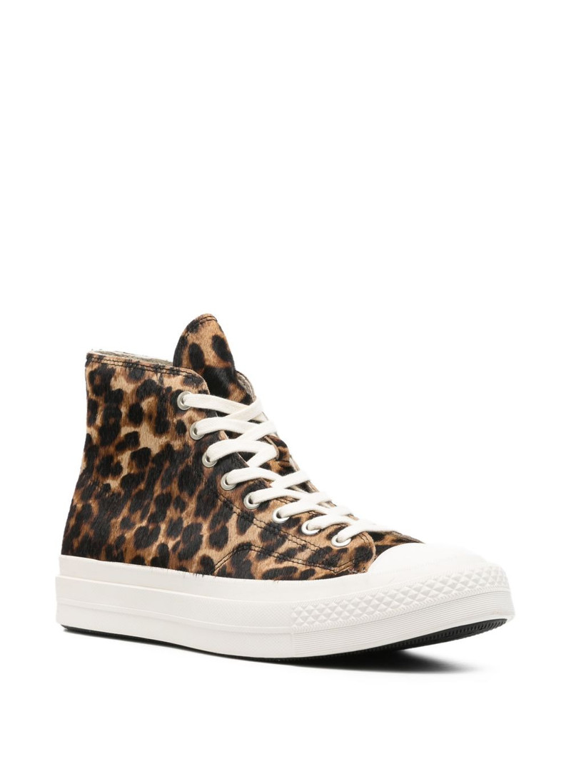 Converse First String Chuck Taylor All Star leopard-print sneakers outlook