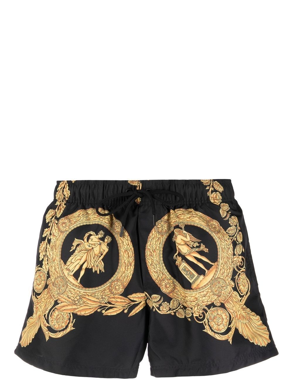 baroque-print swim shorts - 1