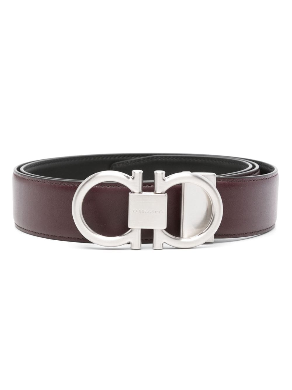Gancini-buckle reversible belt - 1
