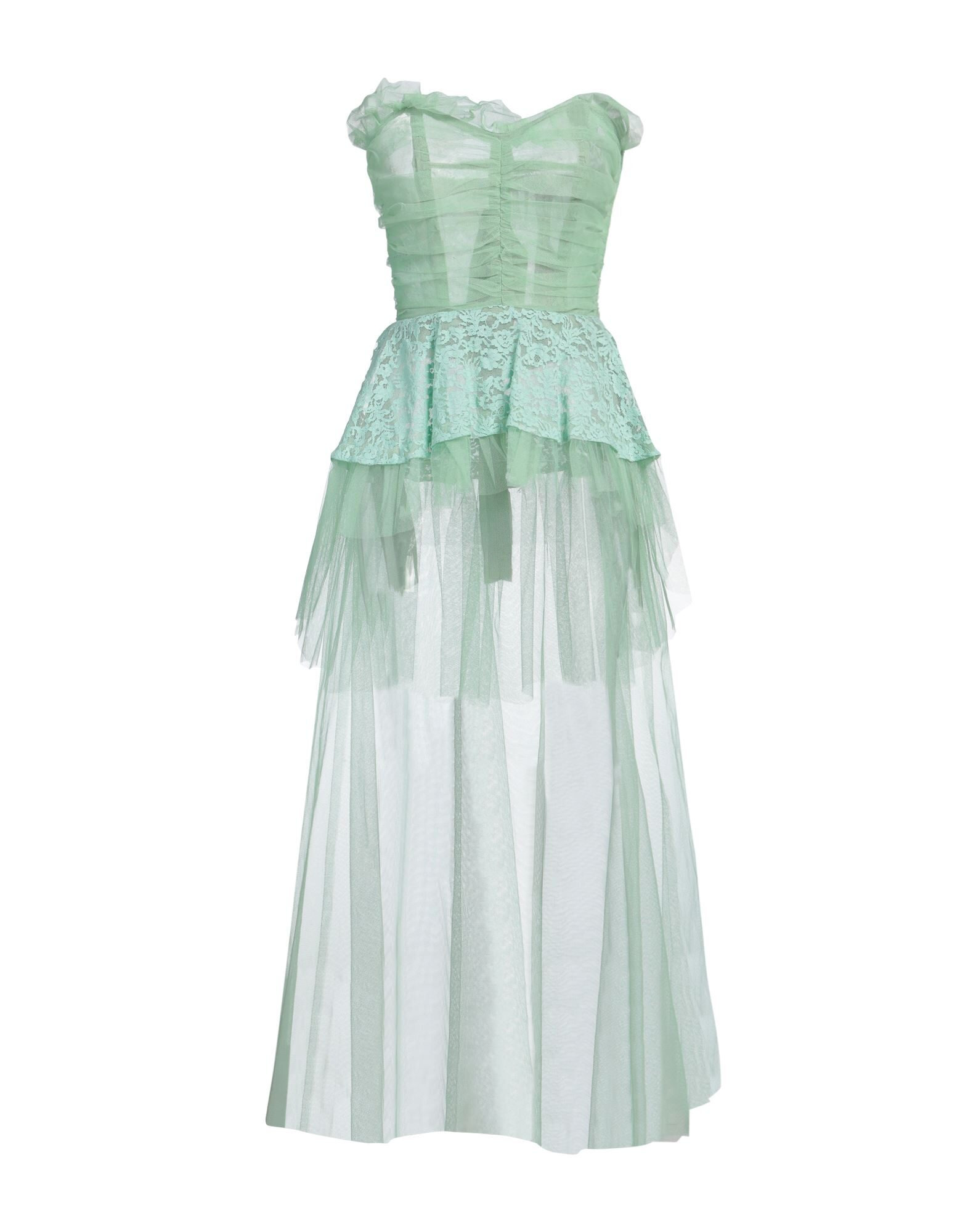Light green Women's Long Dress - 1