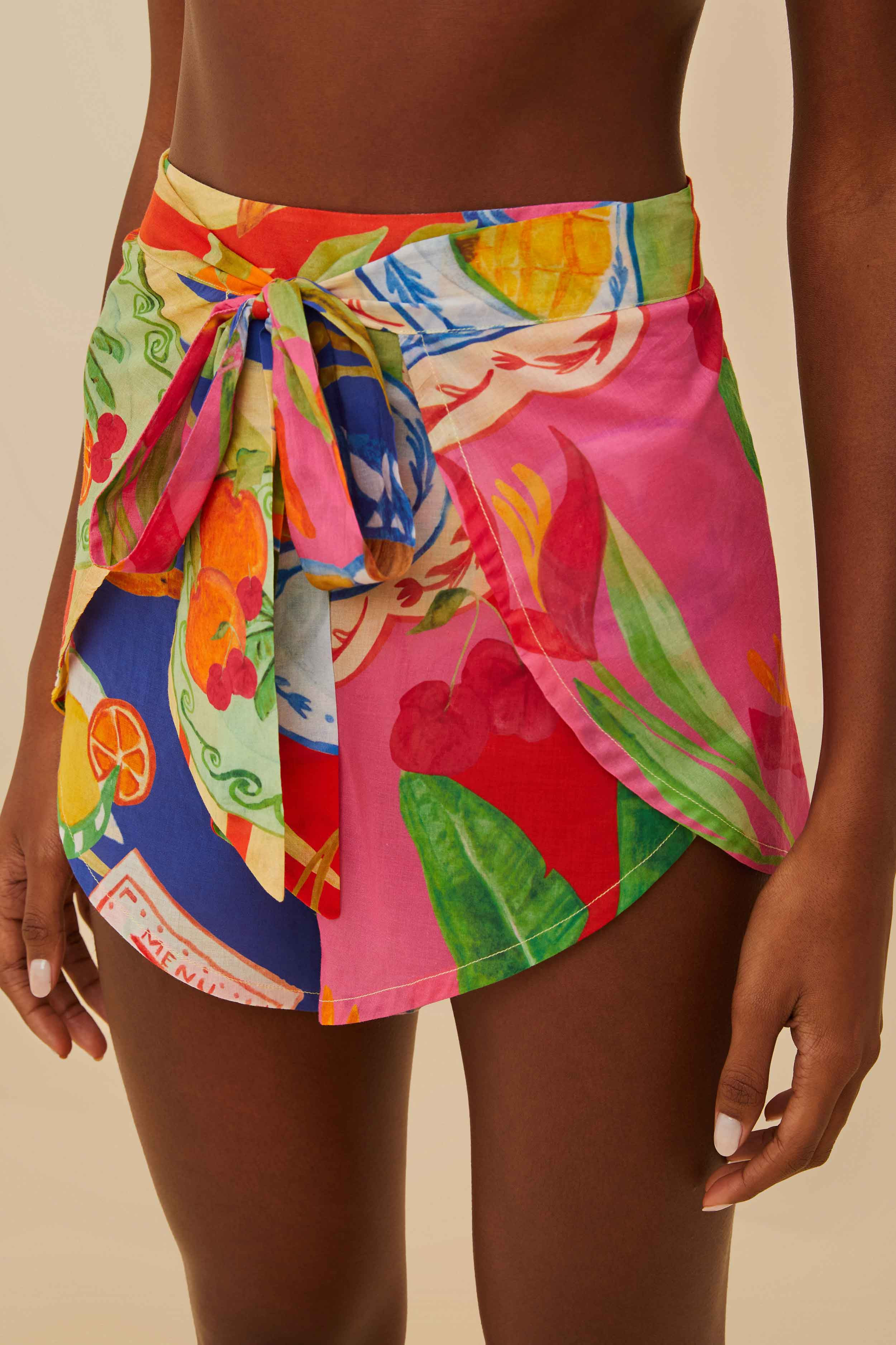 Multicolor Summer Picnic Shorts - 2