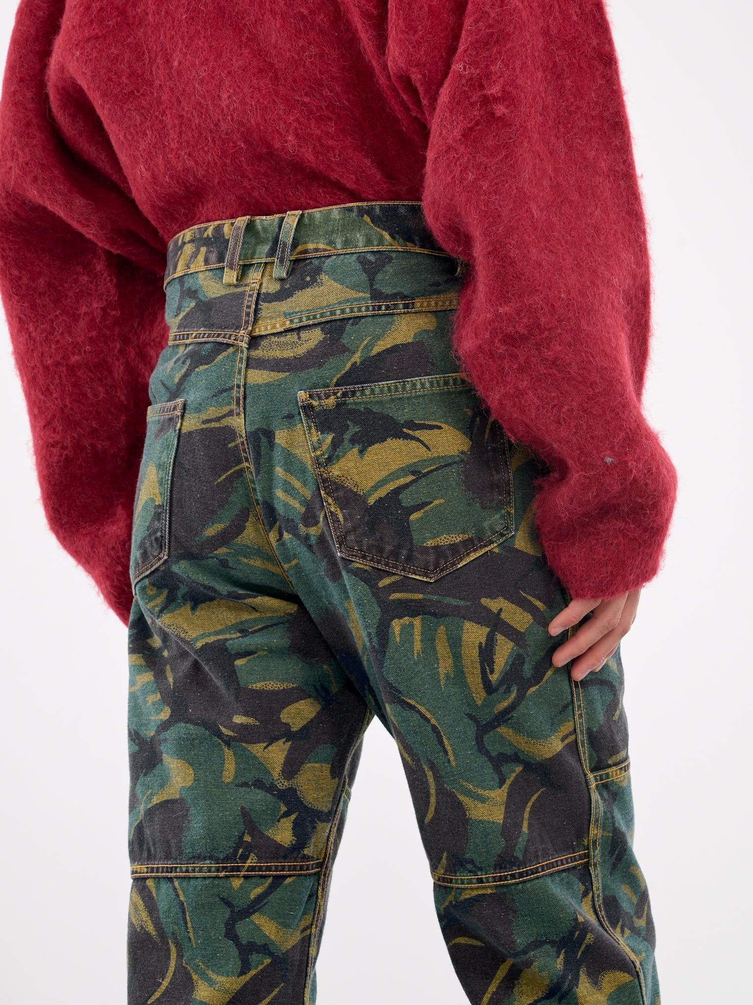 【関税込み】MARTINE ROSE Camo reversible jeans Martine Rose Reversible Camo Jean (Blue/Camo) - UNION LOS