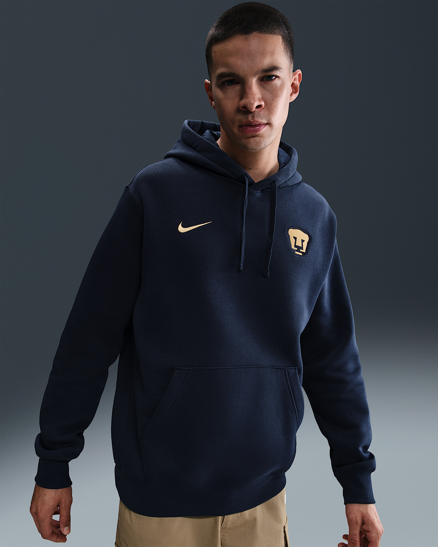 Pumas UNAM Club Men's Nike Soccer Pullover Hoodie - 1