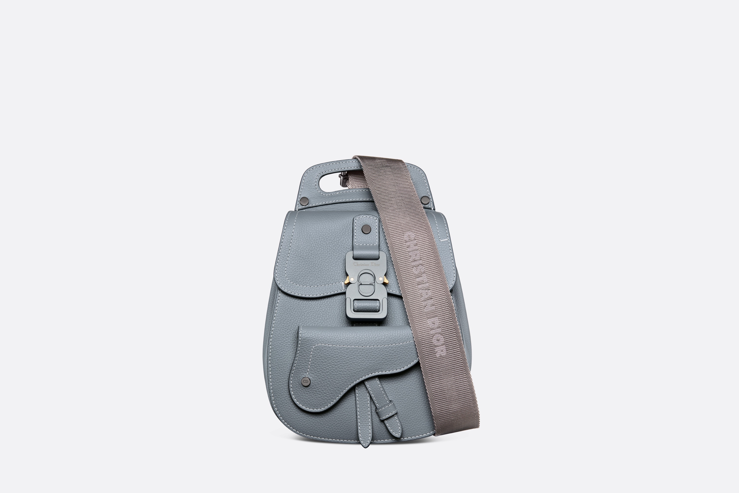 【DIOR】Gallop Oblique ジャガード レザー バッグ mini Dior Beige Black Oblique Gallop Mini Strap Bag 12345
