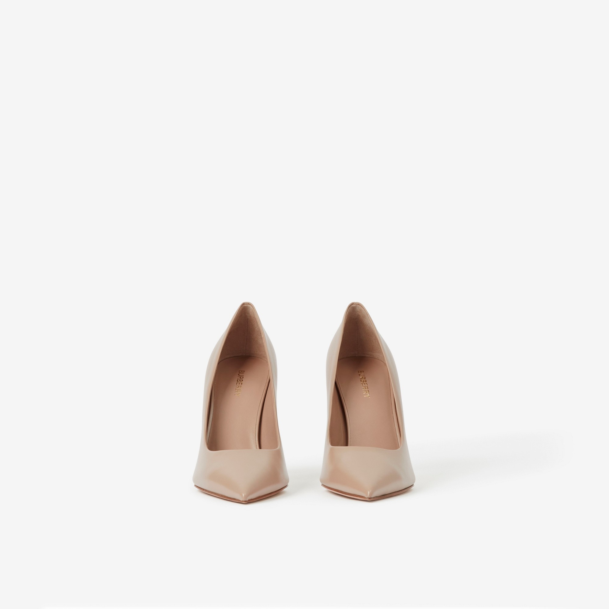 Leather Point-toe Pumps - 2