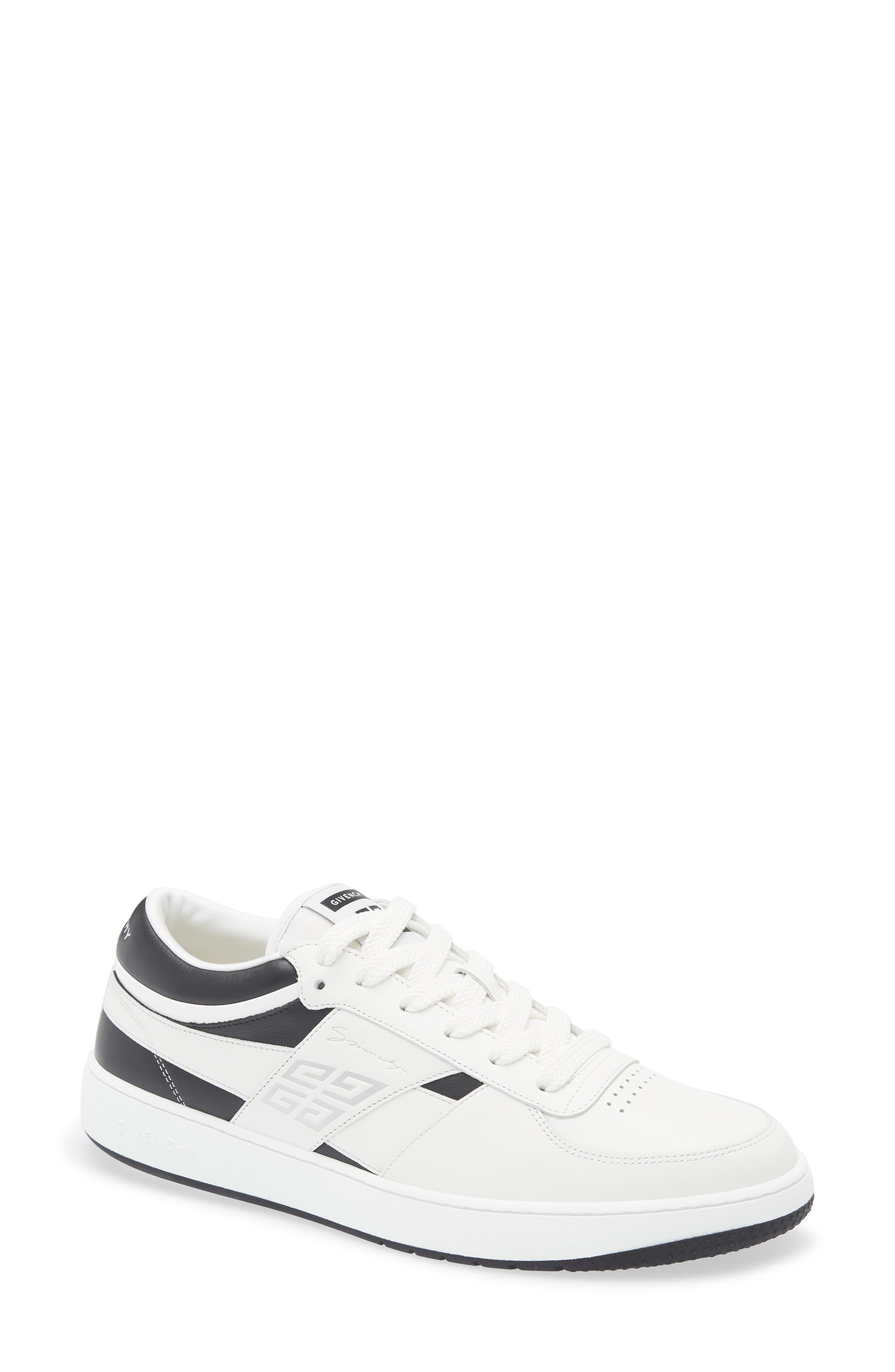 Givenchy G Move Low Top Sneaker in White/Black at Nordstrom - 1