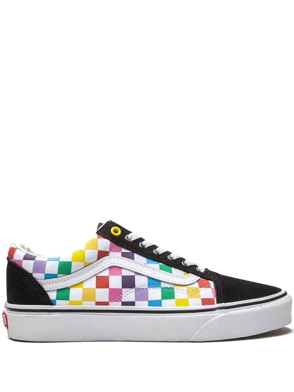 Old School 'rainbow checkerboard' sneakers - 1