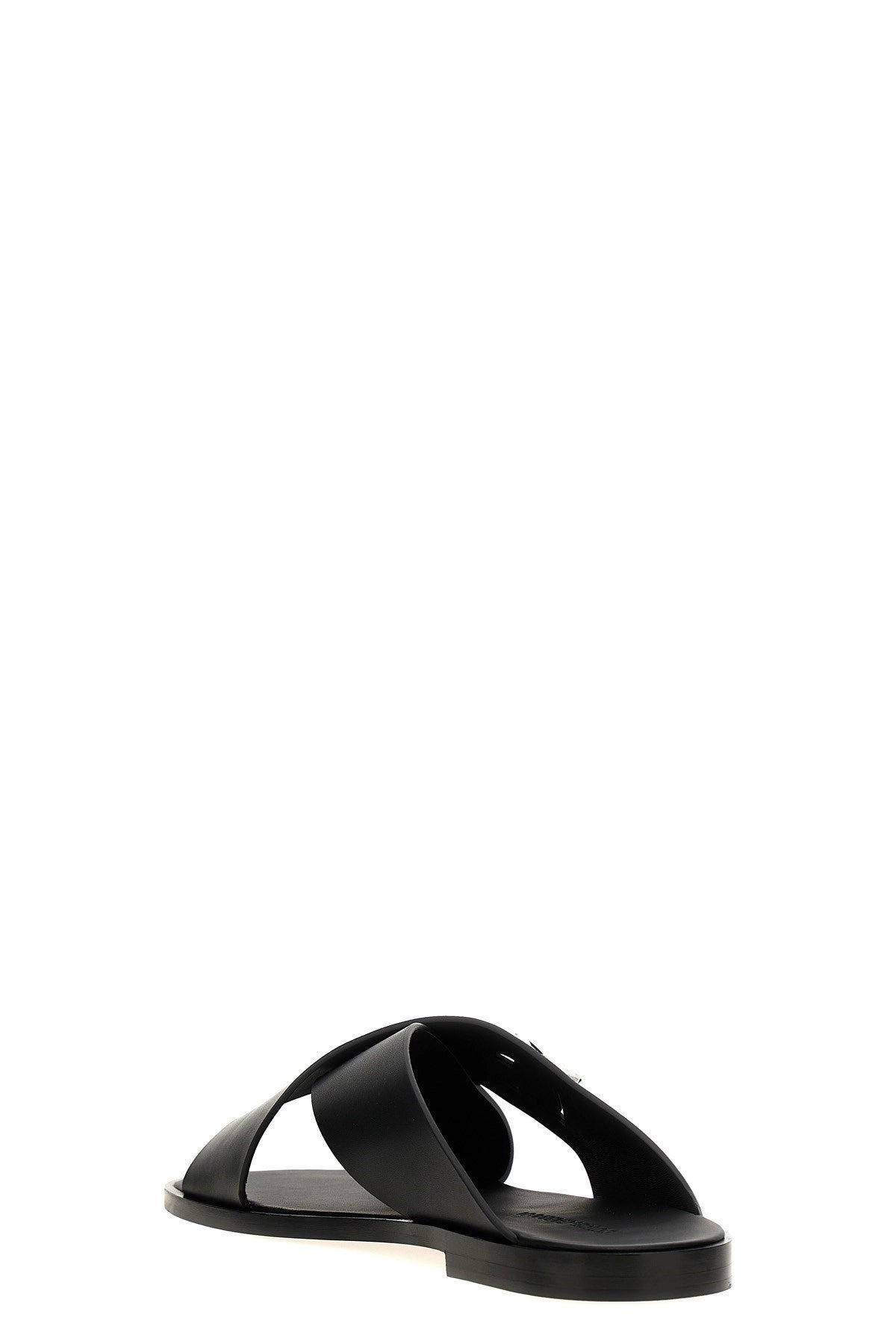 Dolce & Gabbana Men Logo Leather Sandals - 3