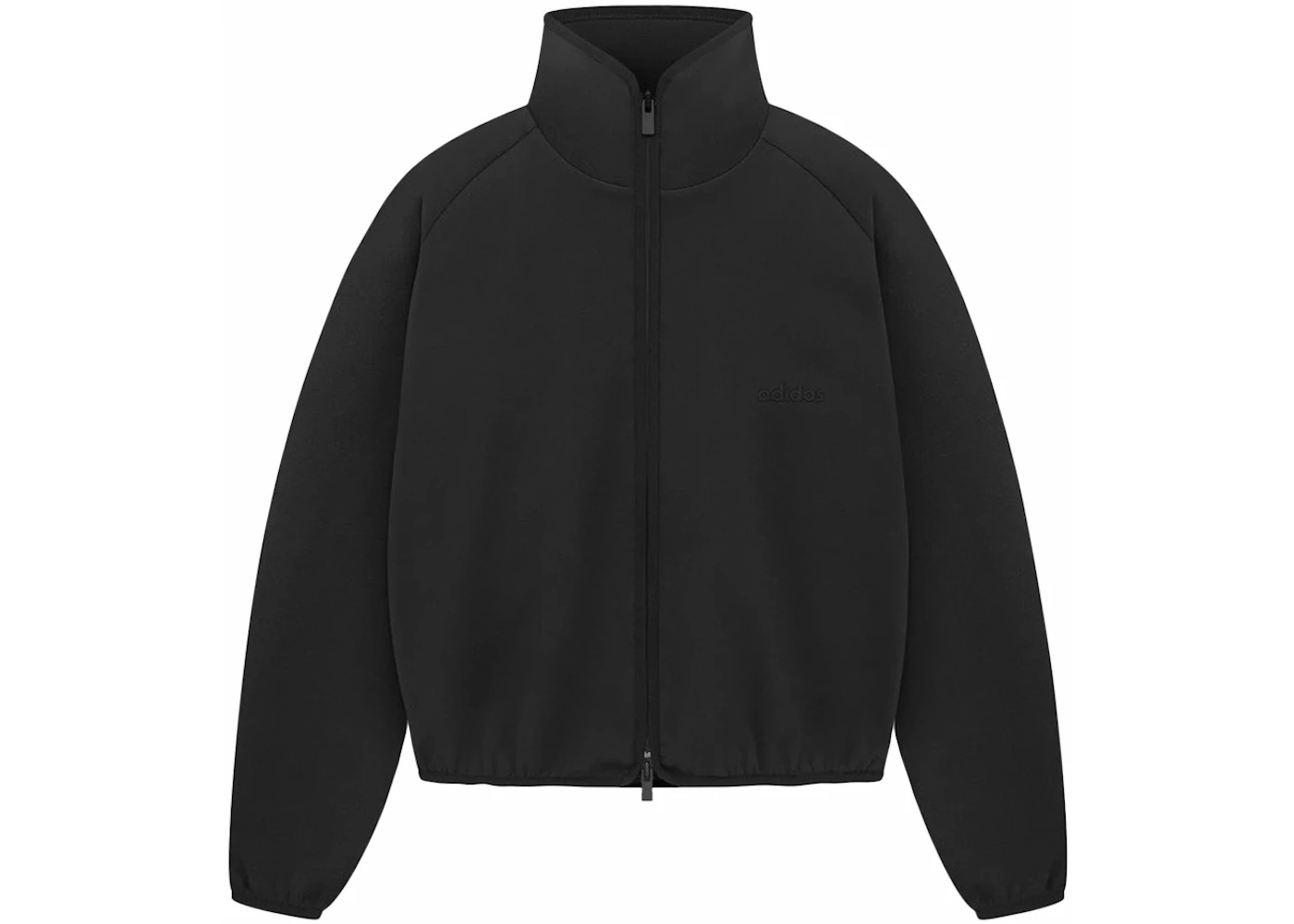 Fear of God Athletics Women's Suede Fleece Track Jacket Black - 2