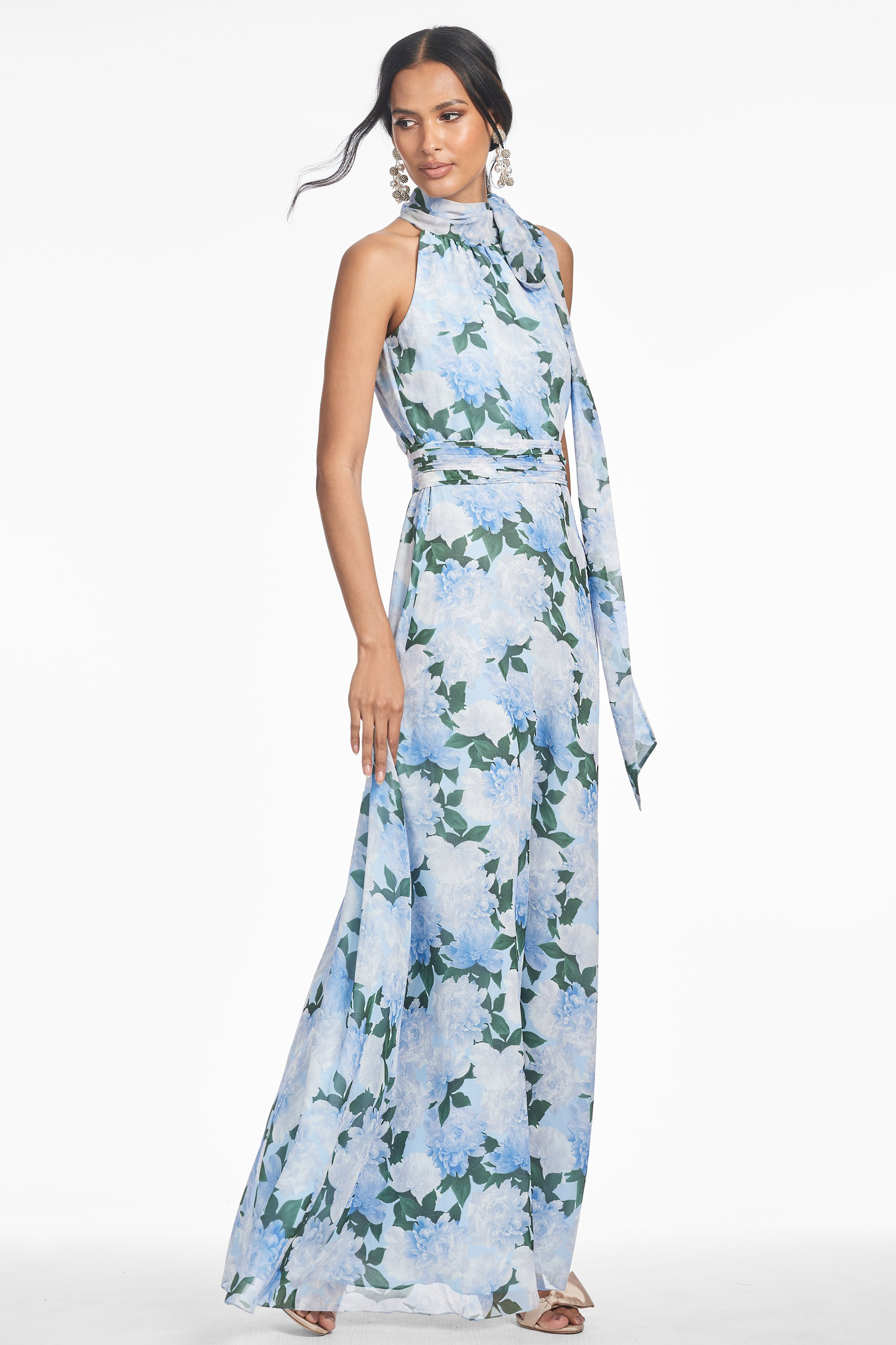 KAYLA GOWN - GLACIAL PEONIES - 2