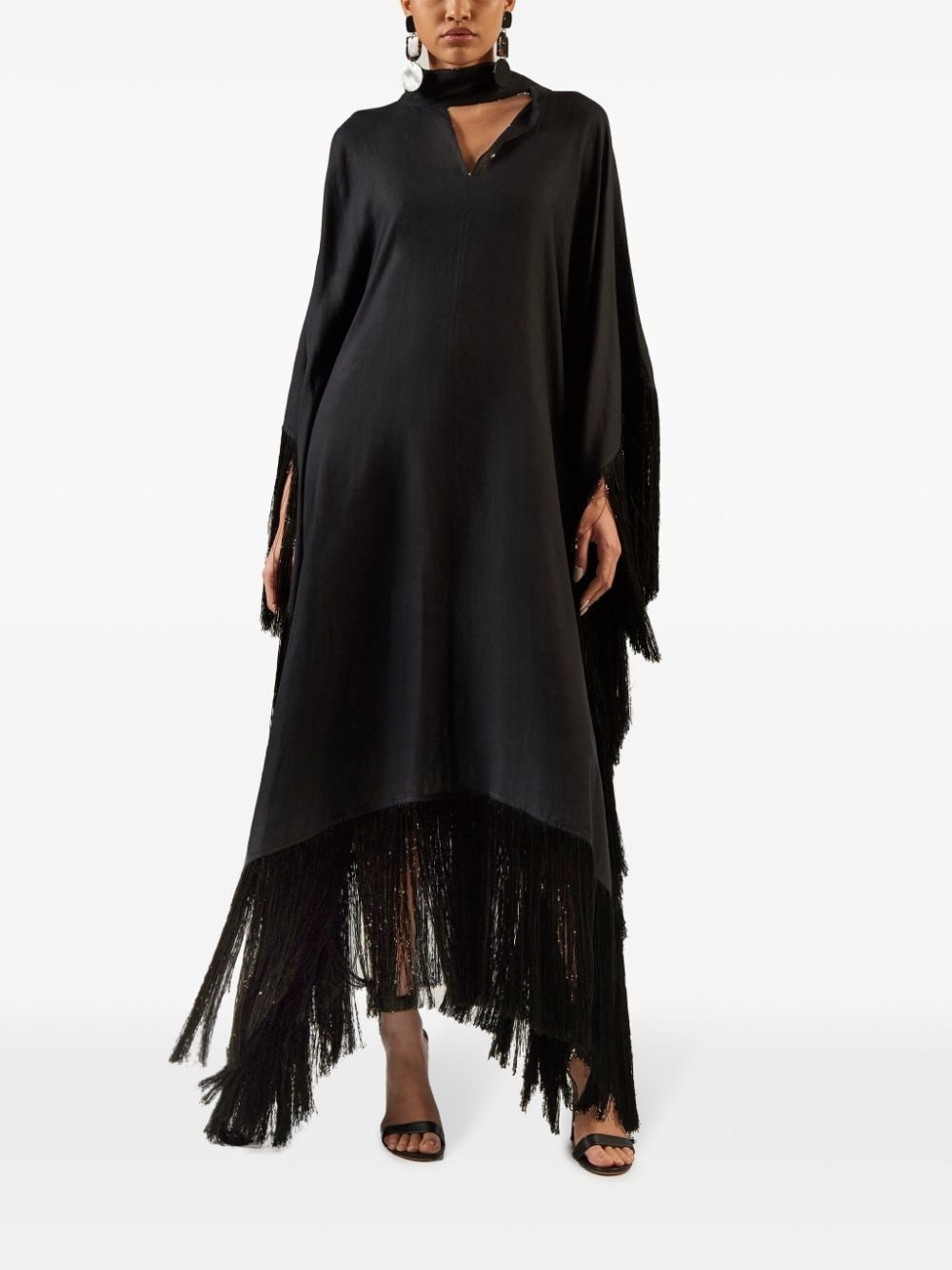 Iguazu fringed kaftan dress - 2