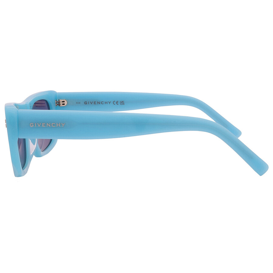 Givenchy Blue Browline Ladies Sunglasses GV40047U 84V 57 18 140 - 5