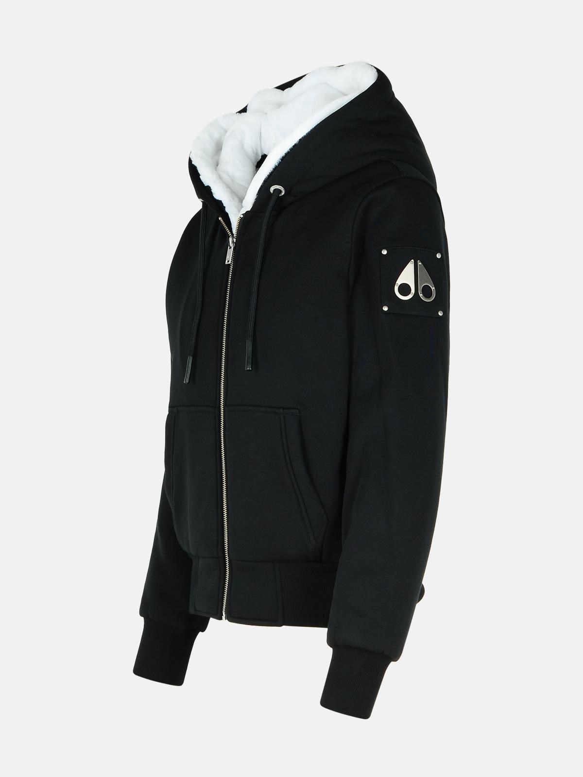 'CLASSIC BUNNY' BLACK COTTON BLEND SWEATSHIRT - 2
