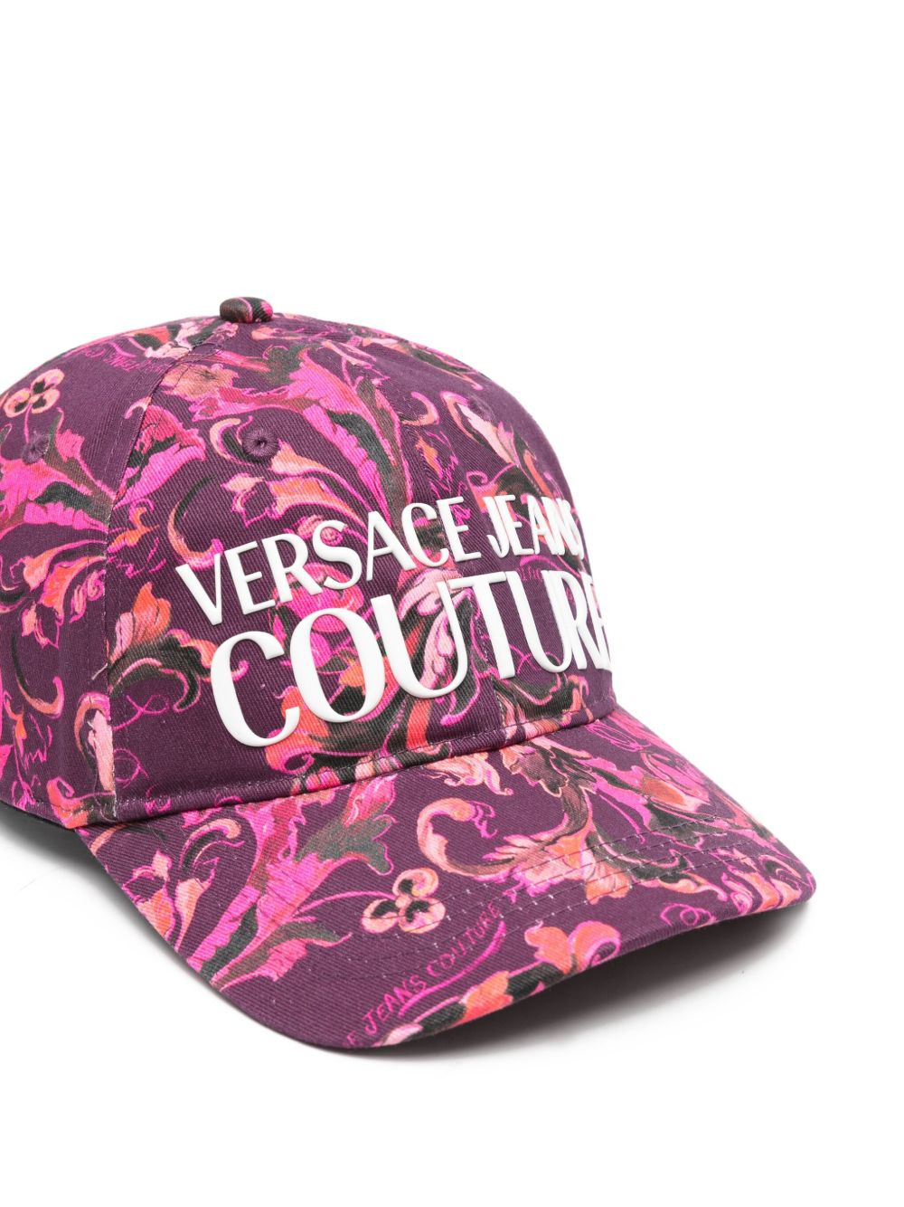 baroque-print baseball cap - 3