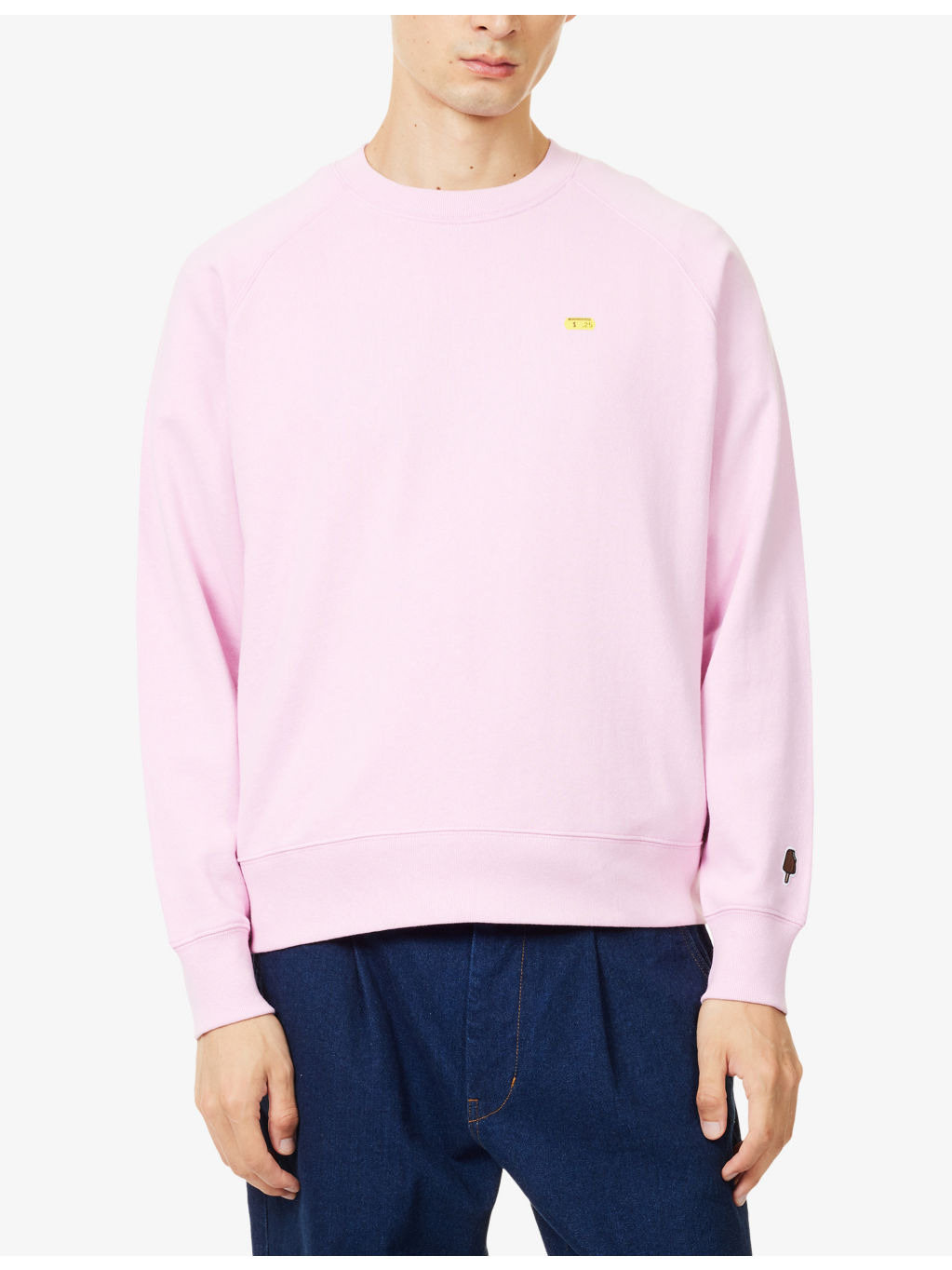 Sticker Relaxed-Fit Cotton-Jersey Sweatshirt - 3