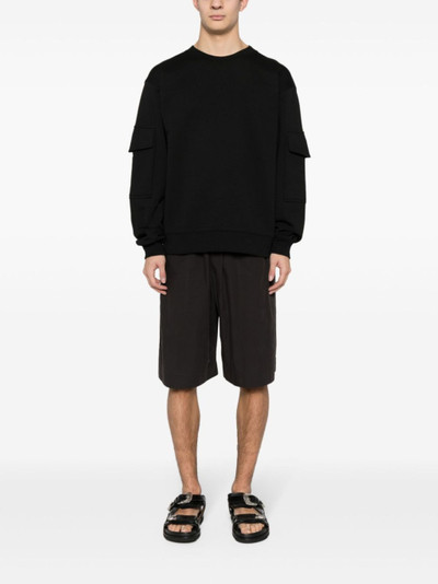 Dries Van Noten sleeve-pocket cotton sweatshirt outlook