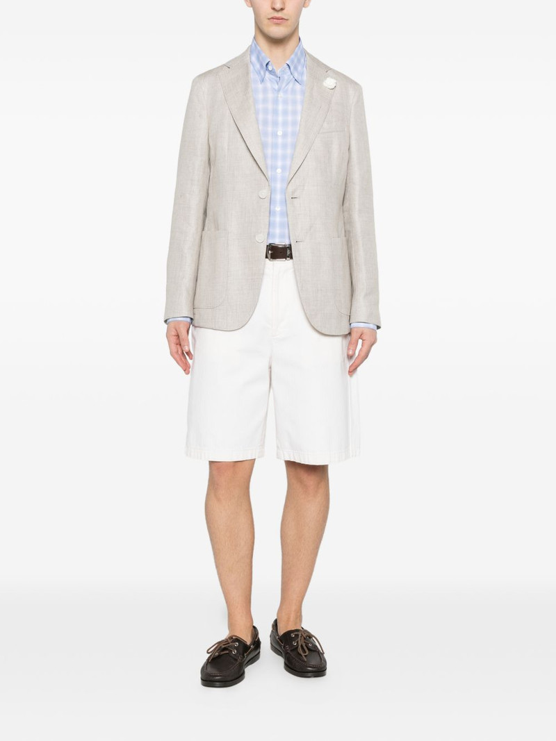 Brioni checked shirt outlook