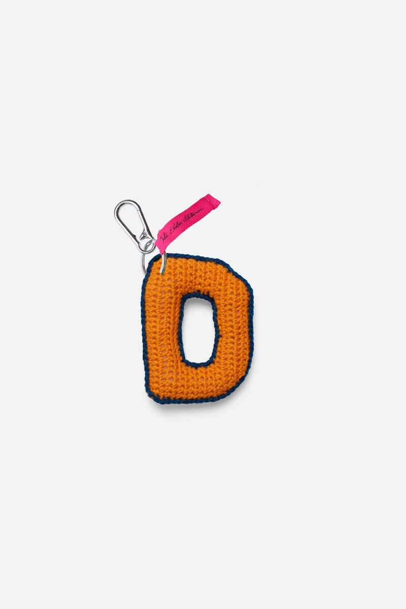 CROCHET LETTER KEYCHAIN CHARM 1