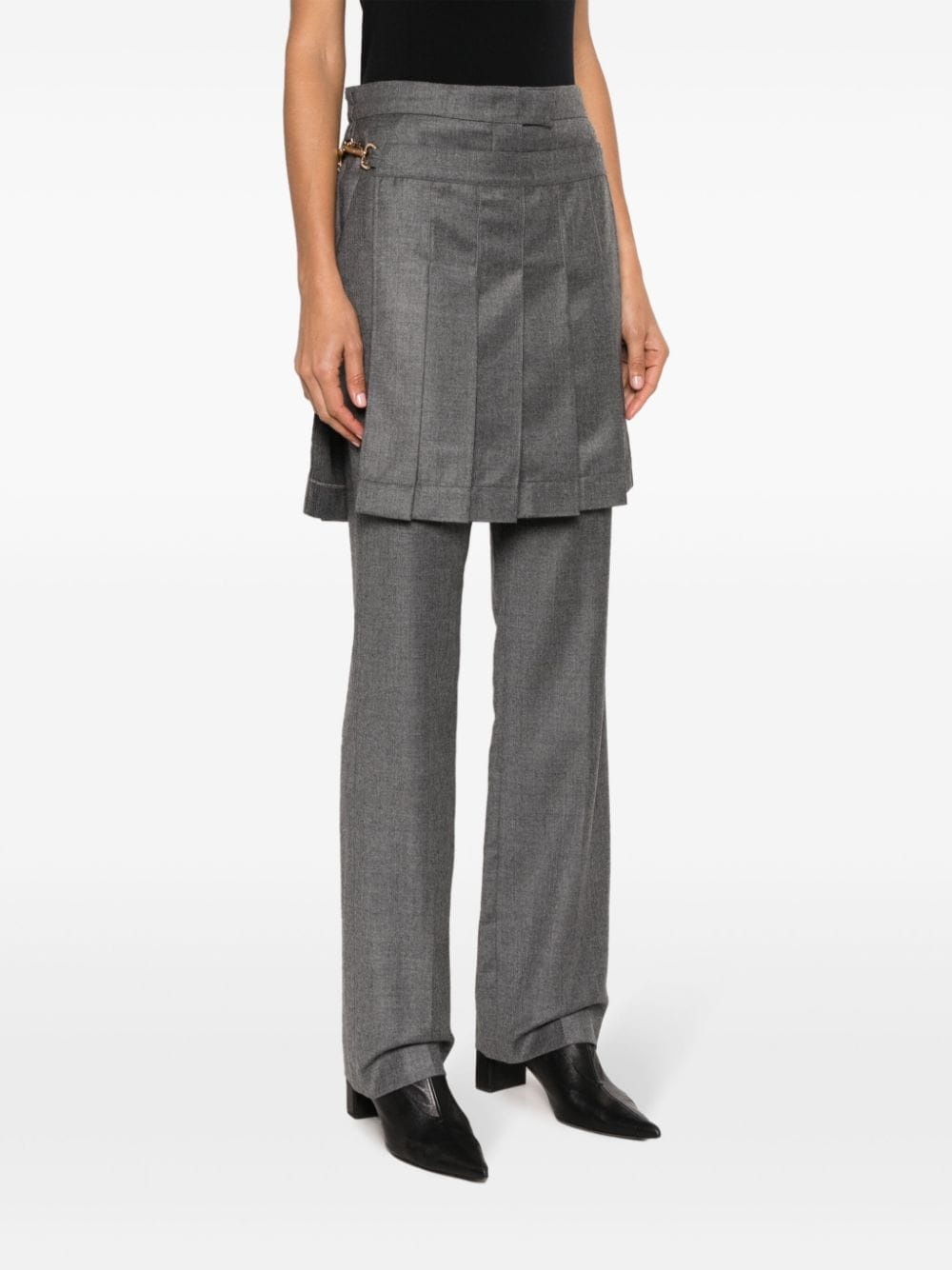 tailored skirt trousers - 3