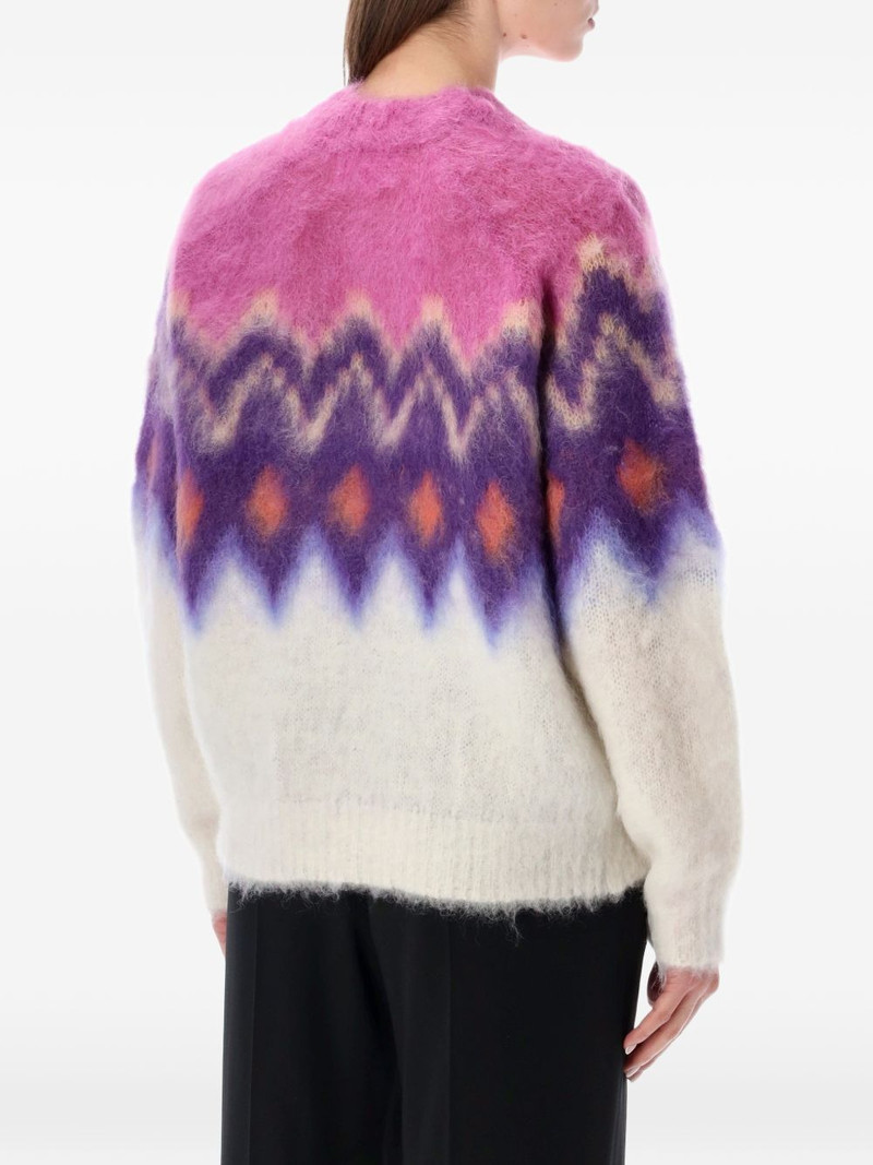 Isabel Marant Étoile diamond-pattern sweater outlook