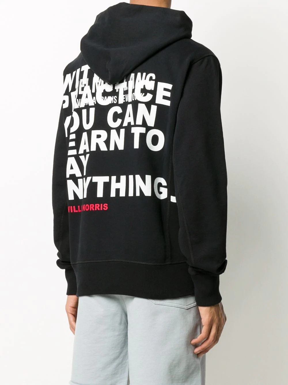 language print hoodie - 4