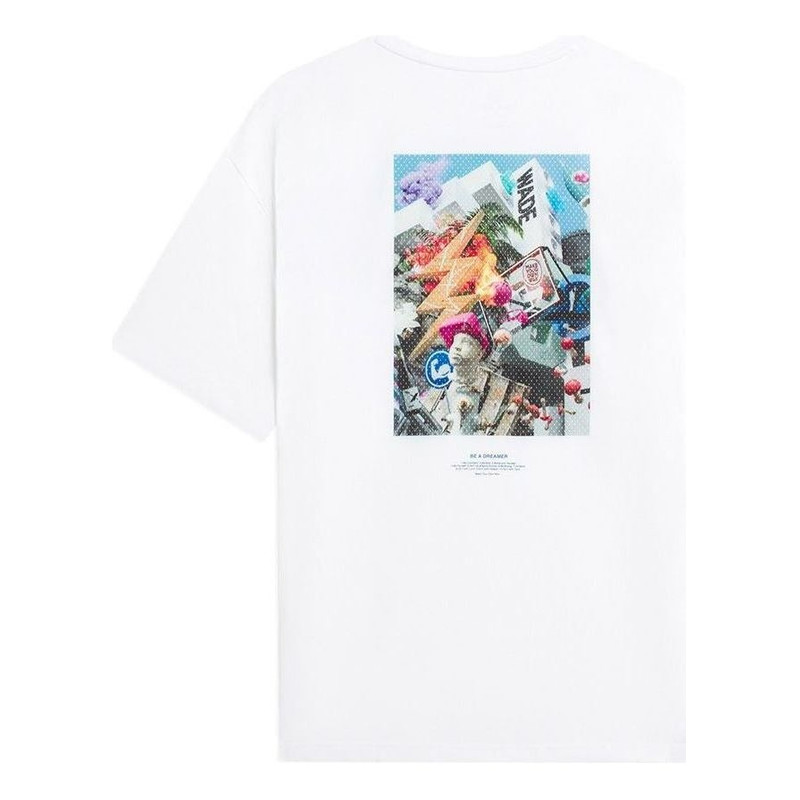 Li-Ning Li-Ning Way Of Wade Graphic T-shirt 'White' AHSSD41-3 outlook